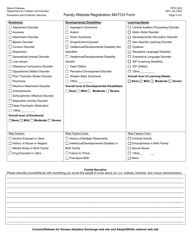 Form PPS5320 Family Website Registration Match Form - Kansas, Page 5