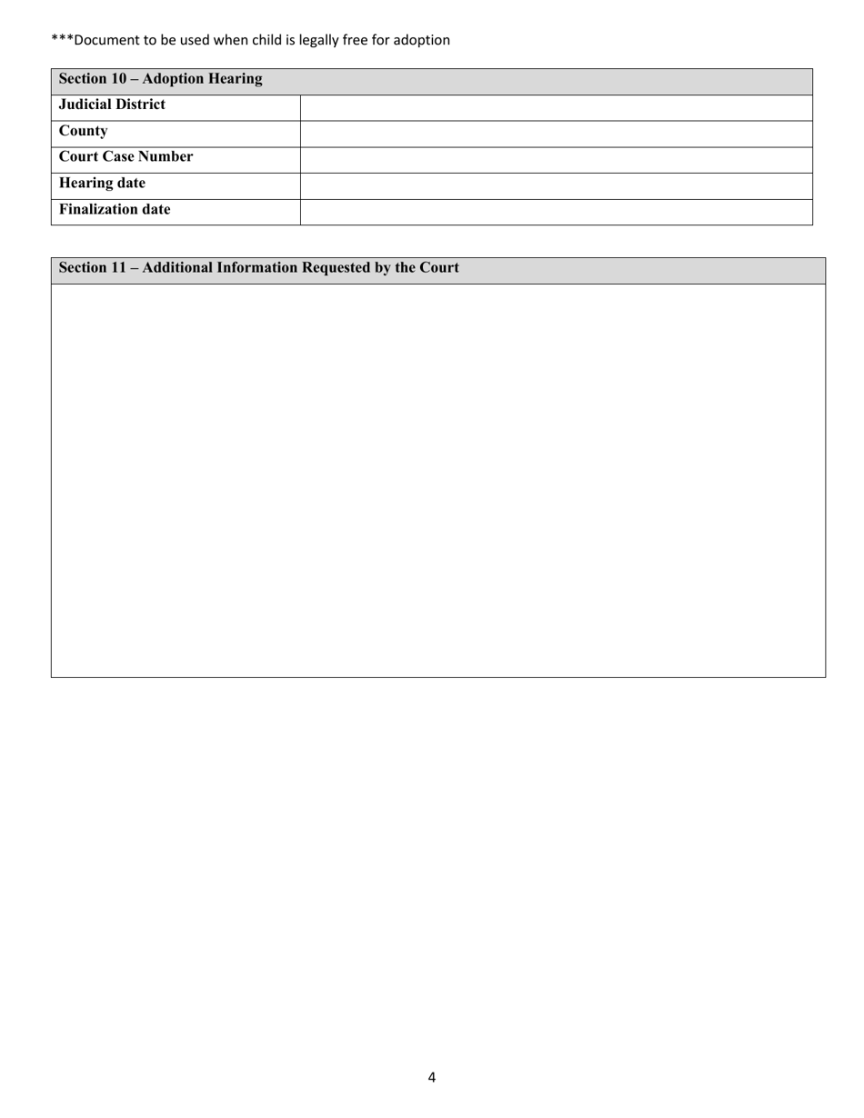 Adoption Tracking Tool - Kansas, Page 4