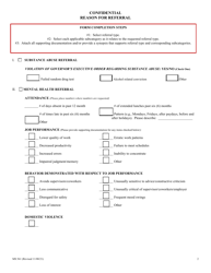 Form MS561 Appendix 3 Eap Supervisory Referral Form - Maryland, Page 2
