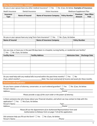 Form OFI NHW01 Application for Long Term Care Mainecare - Maine, Page 7