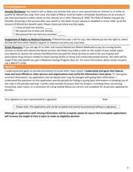 Form OFI NHW01 Application for Long Term Care Mainecare - Maine, Page 8