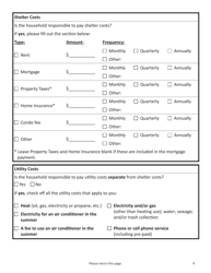 Form SNAP-APP-SENIORS Snap Benefits Application for Seniors - Massachusetts, Page 6