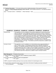 Form EQP2233 Permit Application for Secondary Treatment - Michigan, Page 2