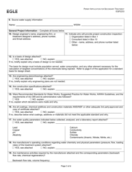 Form EQP2233 Permit Application for Secondary Treatment - Michigan, Page 3