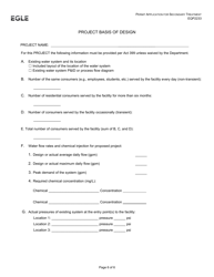 Form EQP2233 Permit Application for Secondary Treatment - Michigan, Page 6