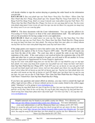 Form IFP101 Instructions - Waiver of Court Fees and Costs - Minnesota (English/Hmong), Page 3
