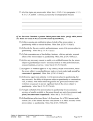 Form GAC402 Petition for Appointment of Successor Guardian/Conservator - Minnesota, Page 6