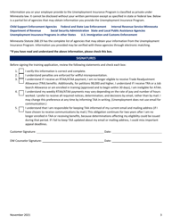 Reemployment/Alternative Trade Adjustment Assistance (Rtaa/Ataa) Application - Minnesota, Page 3