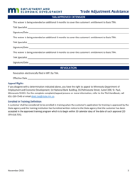 Taa Waiver of Training Form - Minnesota, Page 3