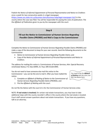Form PRO701 Instructions - Starting a Case: Informal Probate Without a Will - Minnesota, Page 17