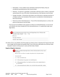 Form PRO1201 Instructions - Starting a Case: Formal Probate With a Will - Minnesota, Page 12