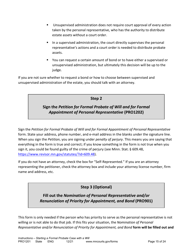 Form PRO1201 Instructions - Starting a Case: Formal Probate With a Will - Minnesota, Page 15