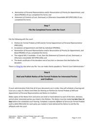 Form PRO1201 Instructions - Starting a Case: Formal Probate With a Will - Minnesota, Page 21