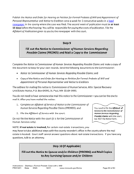 Form PRO1201 Instructions - Starting a Case: Formal Probate With a Will - Minnesota, Page 22