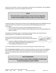 Form PRO801 Instructions - Starting a Case: Informal Probate With a Will - Minnesota, Page 17