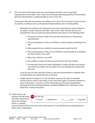 Form PRO801 Instructions - Starting a Case: Informal Probate With a Will - Minnesota, Page 7