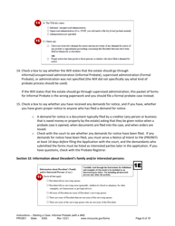 Form PRO801 Instructions - Starting a Case: Informal Probate With a Will - Minnesota, Page 8