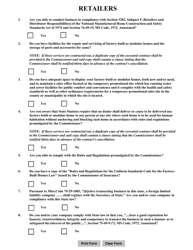 Form MAN-4 Application for License for Promotional Event Retailer of Factory-Built Homes - Mississippi, Page 4