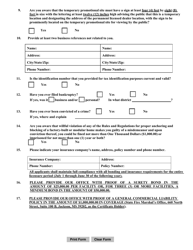 Form MAN-4 Application for License for Promotional Event Retailer of Factory-Built Homes - Mississippi, Page 5