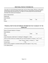 Complaint Form - Missouri, Page 2