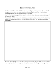 Complaint Form - Missouri, Page 3