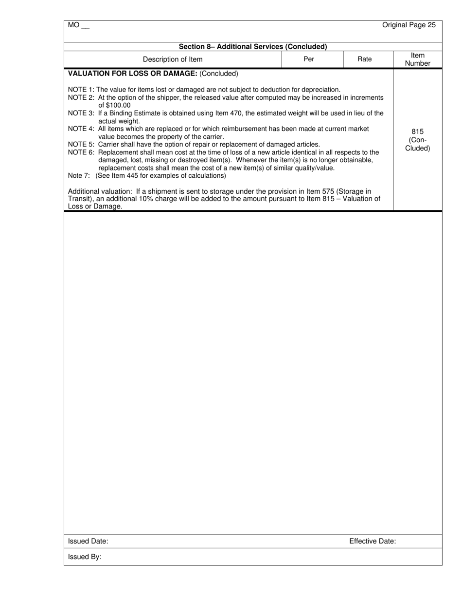 Distance Rate Tariff - Missouri, Page 26