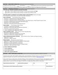Form MO-1 Application to Operate in Intrastate Commerce - Missouri, Page 2