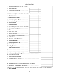 Annual Statement - Assessment Association - Nebraska, Page 4