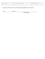 Application for Examination as a Certified Court Reporter - Missouri, Page 2
