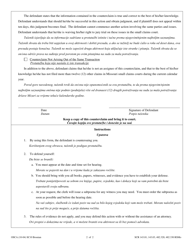 Form SC10 Counterclaim Small Claims Court - Missouri (English/Bosnian), Page 2