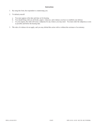 Form SC10 Counterclaim Small Claims Court - Missouri, Page 2