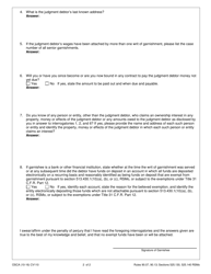 Form CV110 Interrogatories to Garnishee - Missouri, Page 2