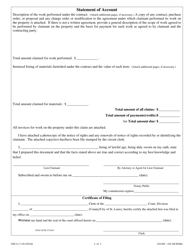 Form GN160 Mechanic&#039;s Lien - Residential Real Property - Missouri, Page 2