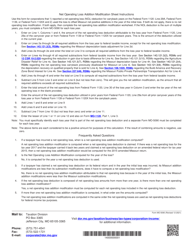 Form MO-5090 Net Operating Loss Addition Modification Worksheet - Missouri, Page 2