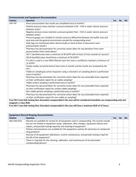 Sterile Compounding Inspection Form - Nevada, Page 4