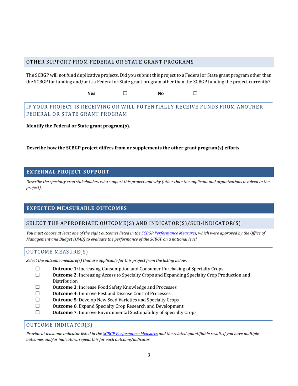 Scbgp Project Profile Template - Award Years 2022 Forward - Nevada, Page 3