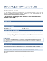 Document preview: Scbgp Project Profile Template - Award Years 2022 Forward - Nevada