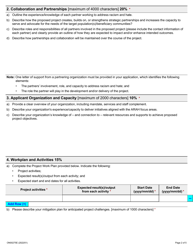 Form ON00275E Anti-racism Anti-hate Grant Program Application - Ontario, Canada, Page 2