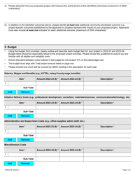 Form ON00275E Anti-racism Anti-hate Grant Program Application - Ontario, Canada, Page 4