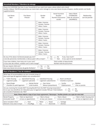 Form NWT9209 Application for Income Assistance - Northwest Territories, Canada (English/French), Page 3