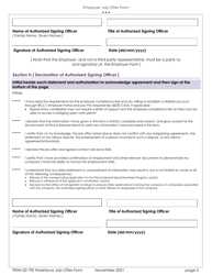 Form PEIW-02 Employer Job Offer Form - Prince Edward Island, Canada, Page 5