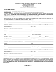 New Home Builder Registration Application - New Jersey, Page 13