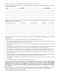 Application for Asbestos License - New Jersey, Page 2