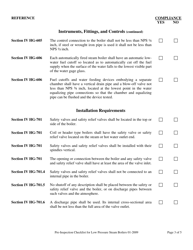 Pre-inspection Checklist for Low Pressure Steam Boilers - New Jersey, Page 3