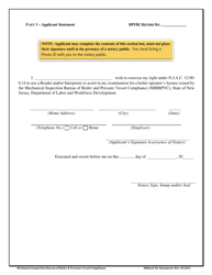 Affidavit of Record for Use of an Interpreter for the Boiler Operator Examination - New Jersey, Page 4