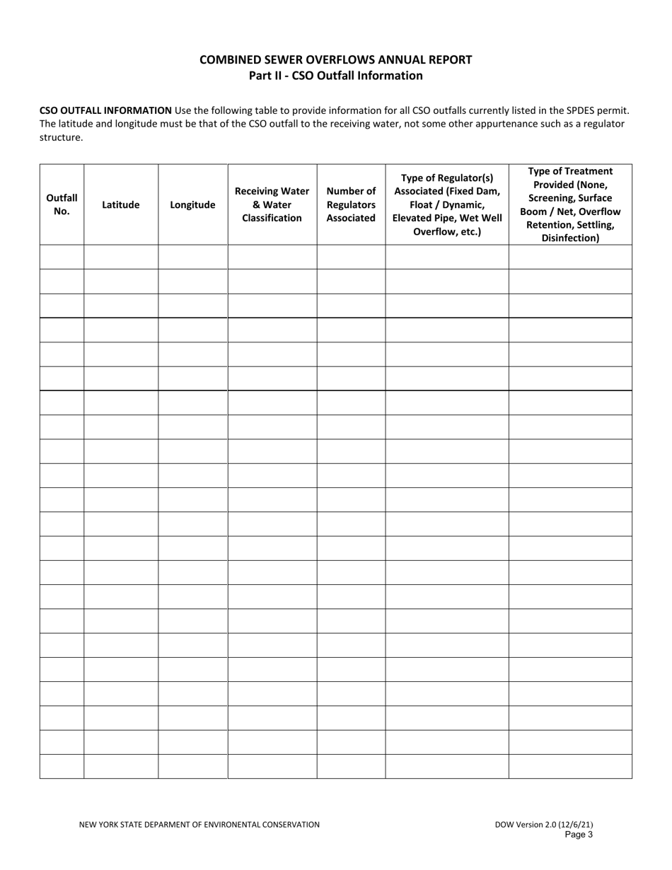 Combined Sewer Overflows Annual Report - New York, Page 3
