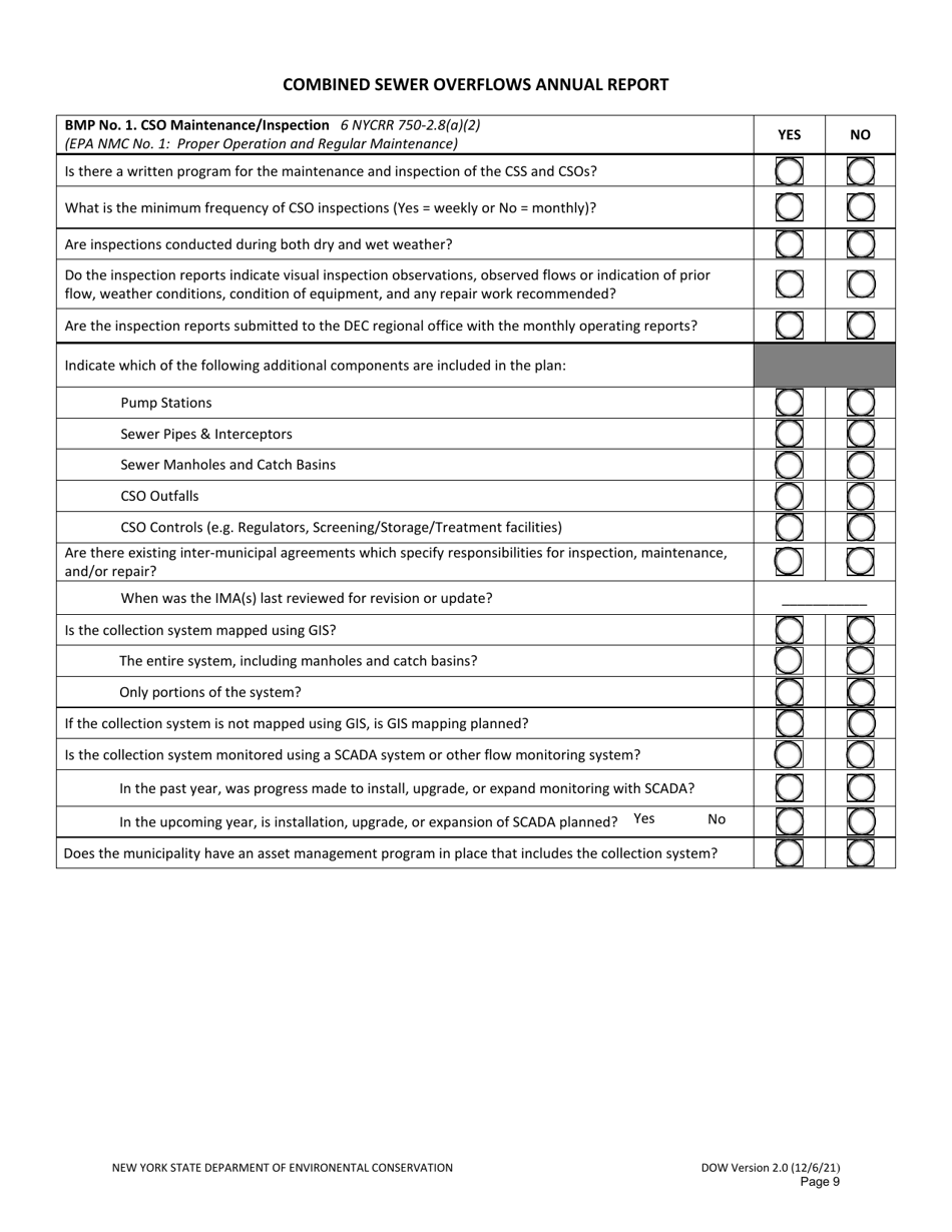 Combined Sewer Overflows Annual Report - New York, Page 9