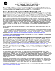 AFC Form 2020-1 Wastewater Treatment Facility Design, Planning and Flow Management Annual Certification Form - New York, Page 3