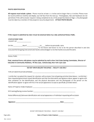 Request for Voluntary Self-exclusion From All Gaming Facilities and Entities Licensed, Permitted or Registered by the New York State Gaming Commission - New York, Page 5