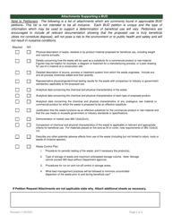 Beneficial Use Determination Petition - General - New York, Page 2